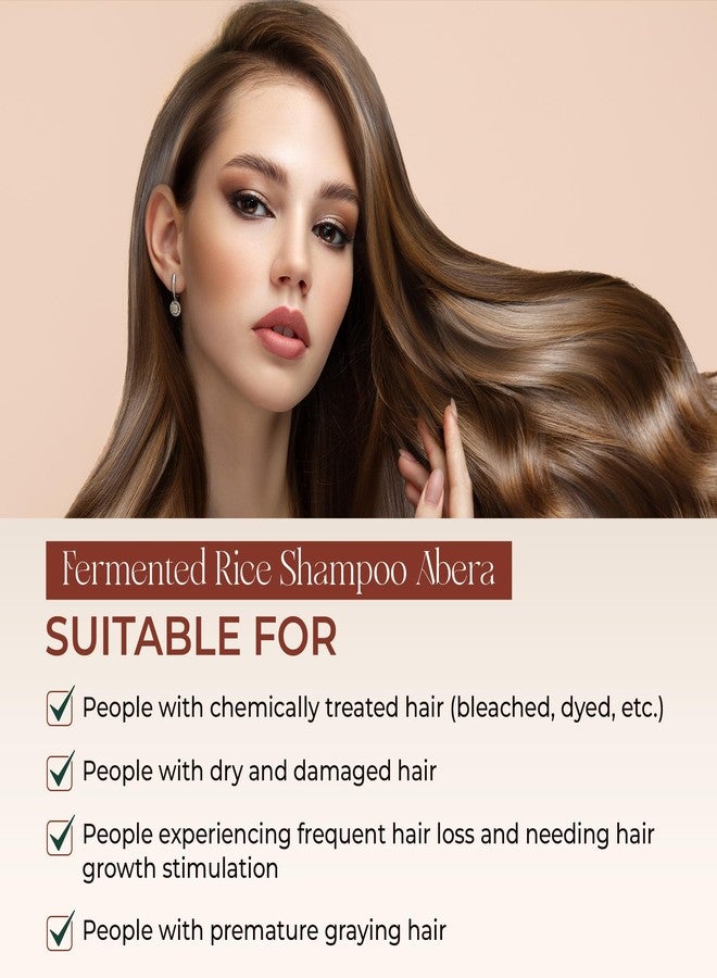 Abera Fermented Rice Shampoo – Anti Hair Loss & Supports Hair Regrowth – Strengthens Thinning & Damaged Hair – 6.09 fl oz - Image 4
